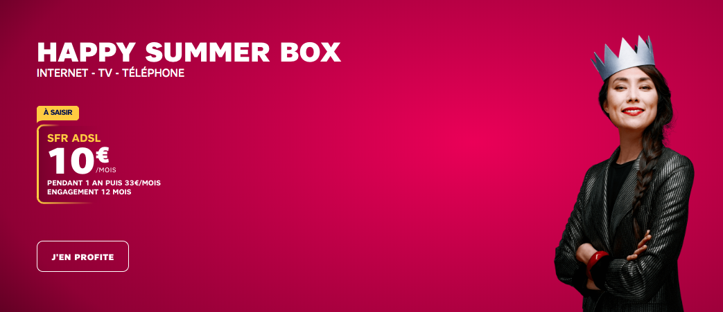 Happy Summer Box de SFR à prix mini !