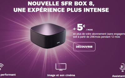 SFR Box 8 : la nouvelle box de SFR enfin disponible