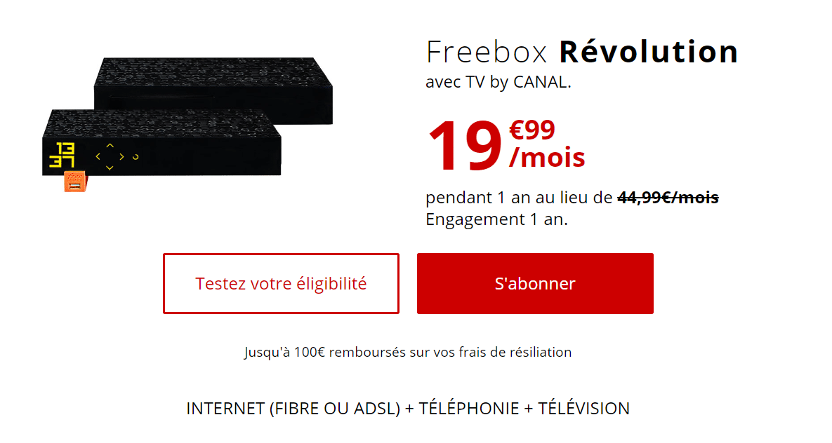 offre freebox révolution