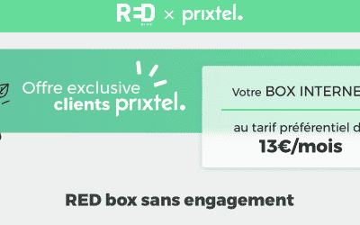 Prixtel s’associe à RED by SFR, et propose une box à 13€/mois