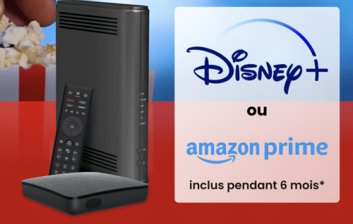 Disney+ Amazon Prime avec SFR Box 8