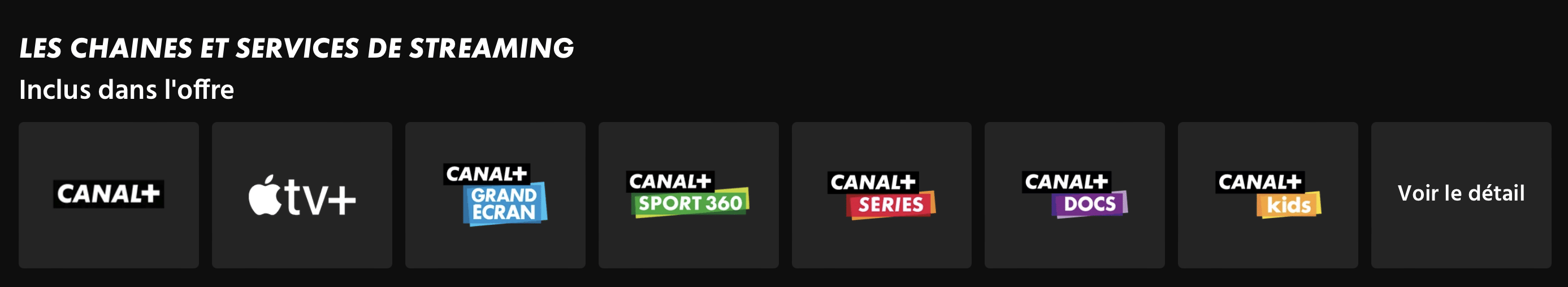 Canal+ offre