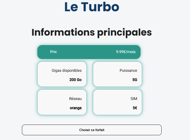 Forfait pas cher YouPrice