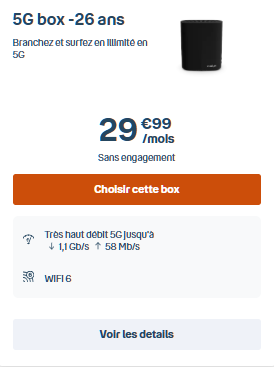 5G Box -26 ans Bouygues