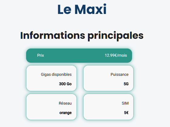 Forfait 5G YouPrice