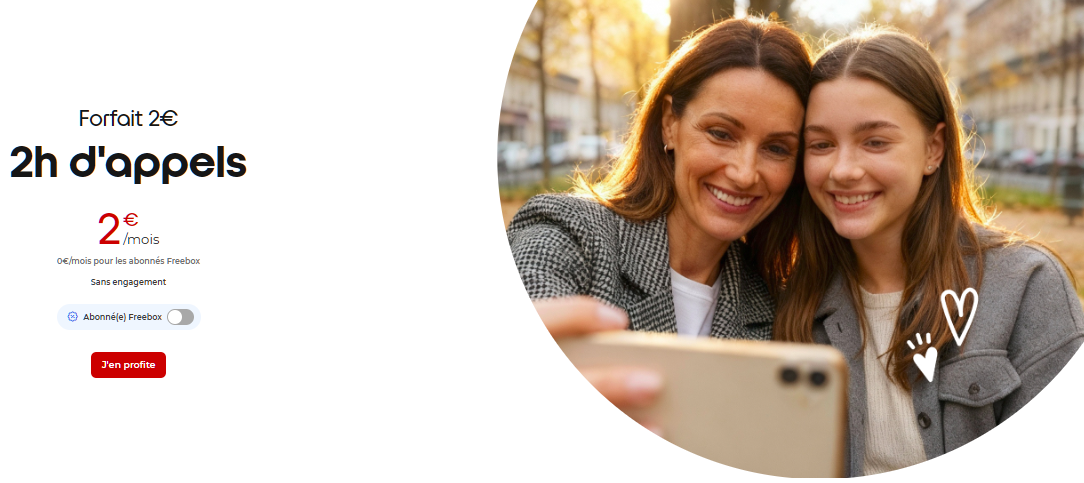 Forfait sans internet Free