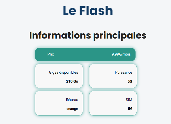 Forfait pas cher YouPrice