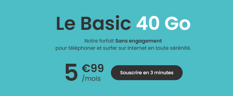 Forfait sans internet Coriolis