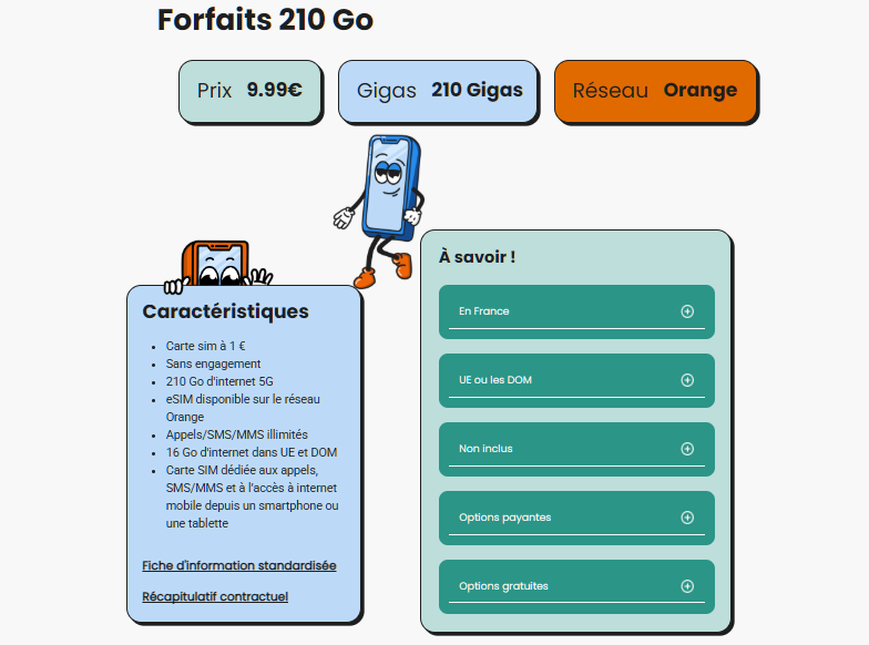 Forfait sans engagement YouPrice 