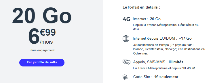 Forfait sans internet CDiscount