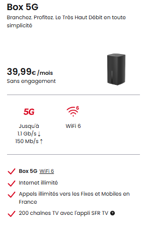 Box 5G SFR