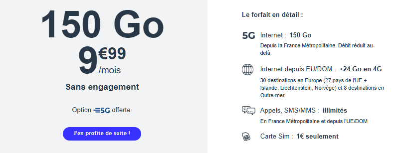 Forfait 5G Cdiscount