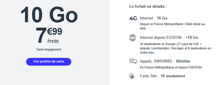 Forfait sans internet CDiscount