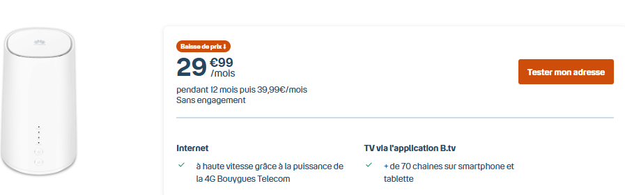 4G Box offre